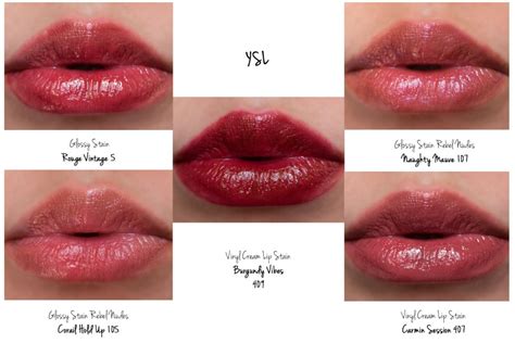 ysl glossy stain rebel|YSL vinyl cream lip stain.